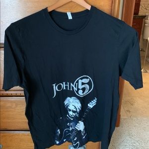 John 5 Rob Zombie Marilyn Manson t shirt 3x